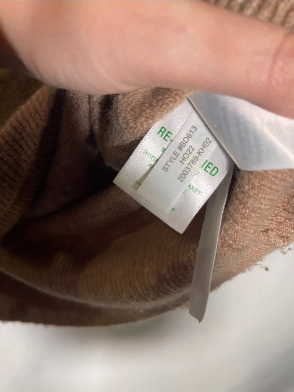 J. CREW WOMENS ROLLNECK SWEATER TAN BD613 SMALL